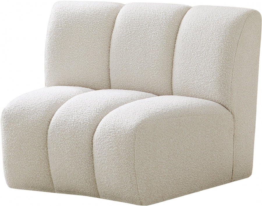 Infinity Boucle Fabric Upholstered Modular Chair