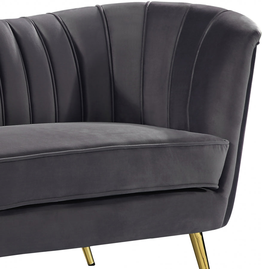 Fauteuil d'appoint rembourré en chenille Vivi