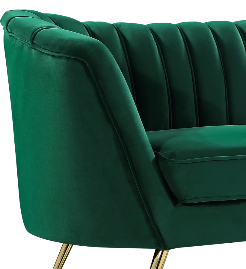Fauteuil d'appoint rembourré en chenille Vivi