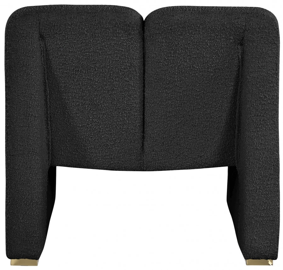 Fauteuil d'appoint rembourré en chenille Vivi