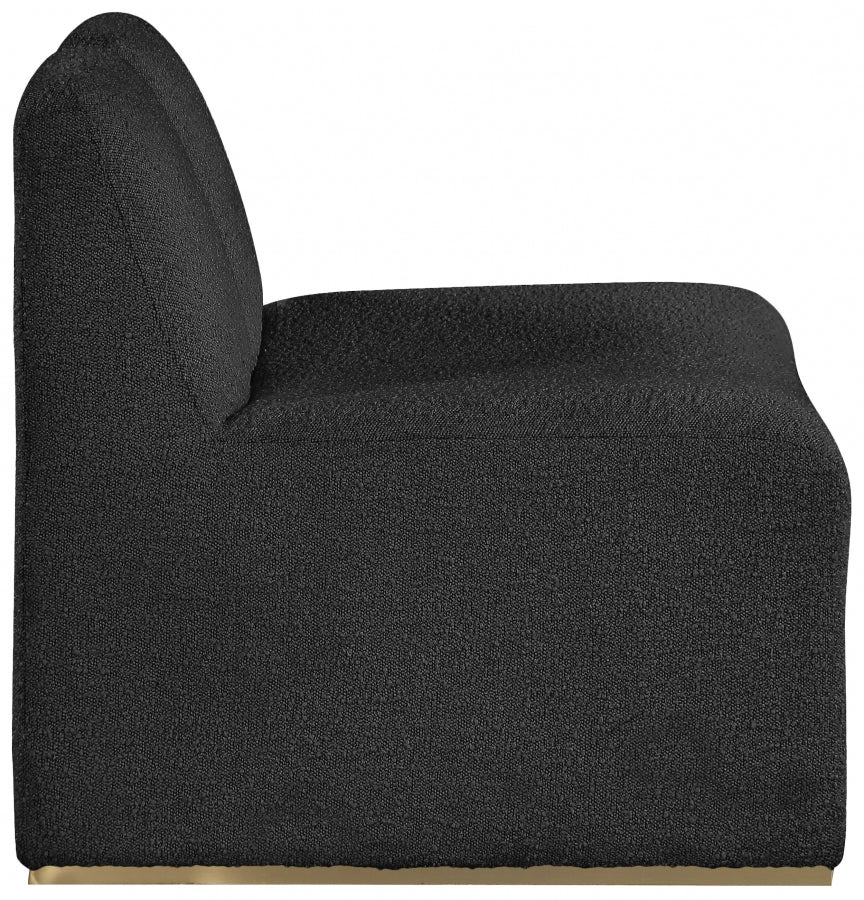 Fauteuil d'appoint rembourré en chenille Vivi