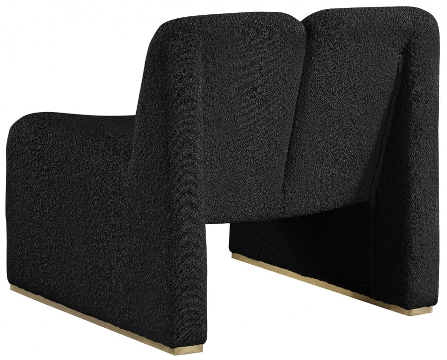 Fauteuil d'appoint rembourré en chenille Vivi