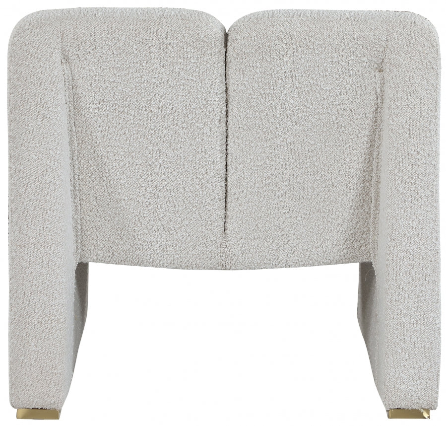Fauteuil d'appoint rembourré en chenille Vivi