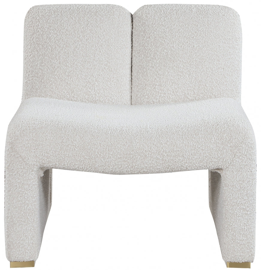 Fauteuil d'appoint rembourré en chenille Vivi