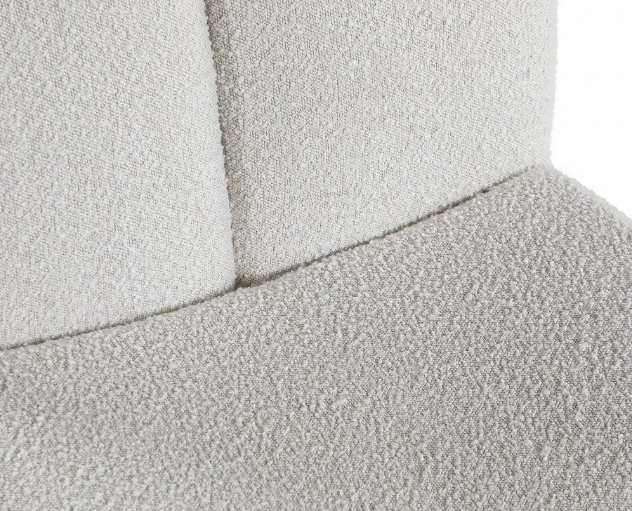 Fauteuil d'appoint rembourré en chenille Vivi