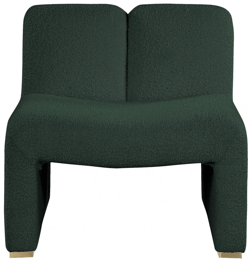 Fauteuil d'appoint rembourré en chenille Vivi