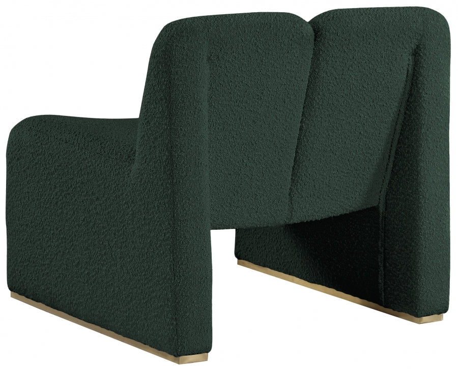 Fauteuil d'appoint rembourré en chenille Vivi
