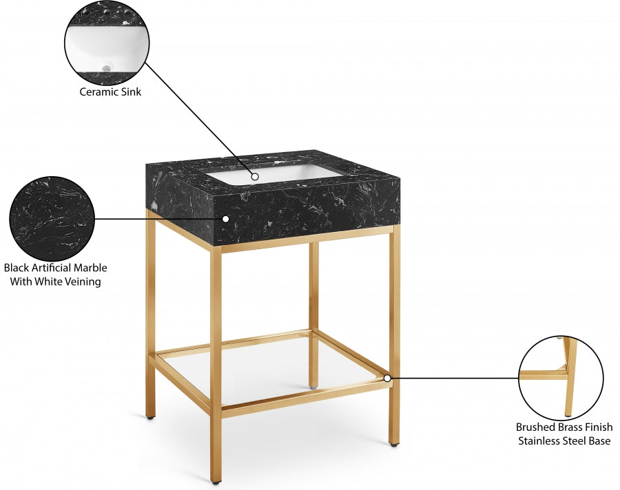 Meuble-lavabo mural pour salle de bain avec lavabo inclus