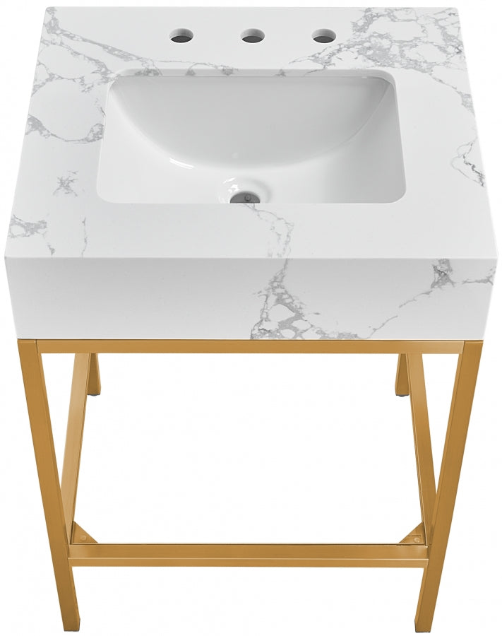 Meuble-lavabo mural pour salle de bain avec lavabo inclus