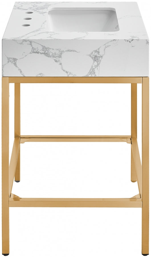 Meuble-lavabo mural pour salle de bain avec lavabo inclus