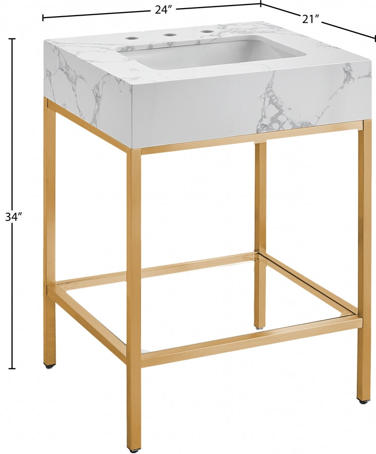 Meuble-lavabo mural pour salle de bain avec lavabo inclus