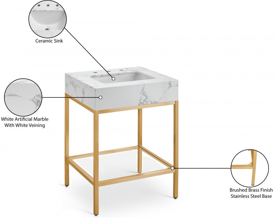 Meuble-lavabo mural pour salle de bain avec lavabo inclus
