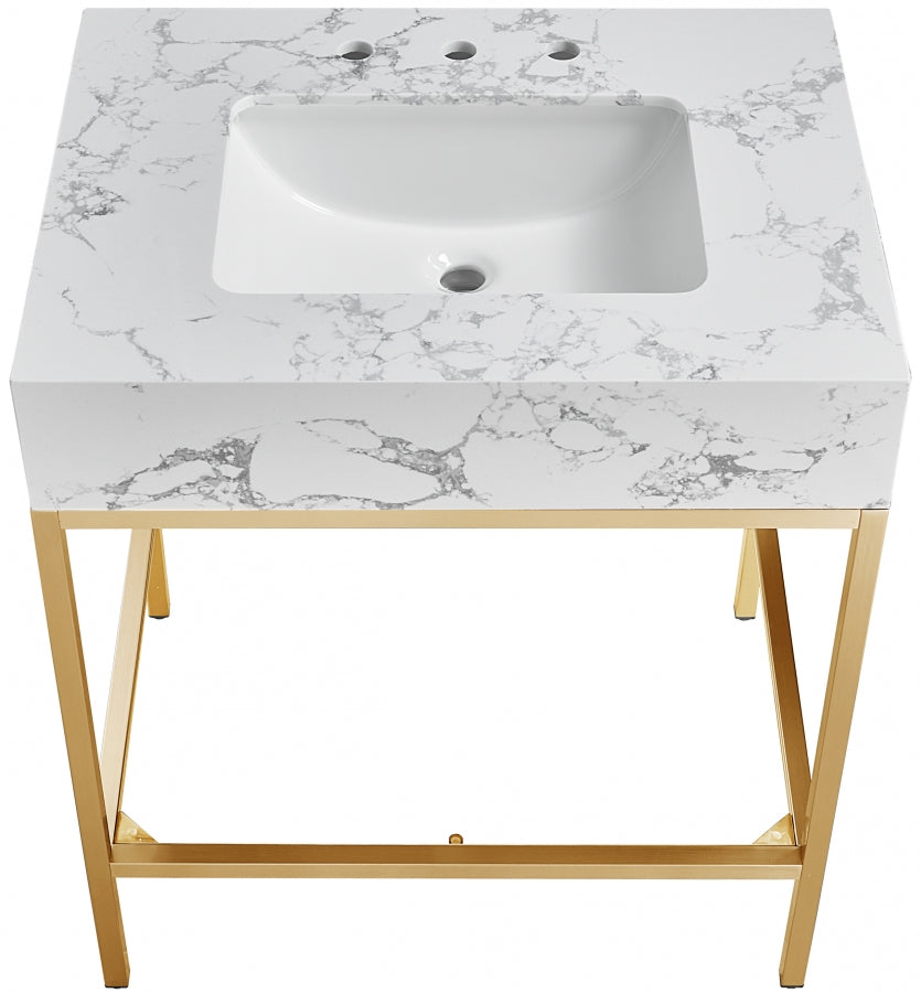 Meuble-lavabo mural pour salle de bain avec lavabo inclus