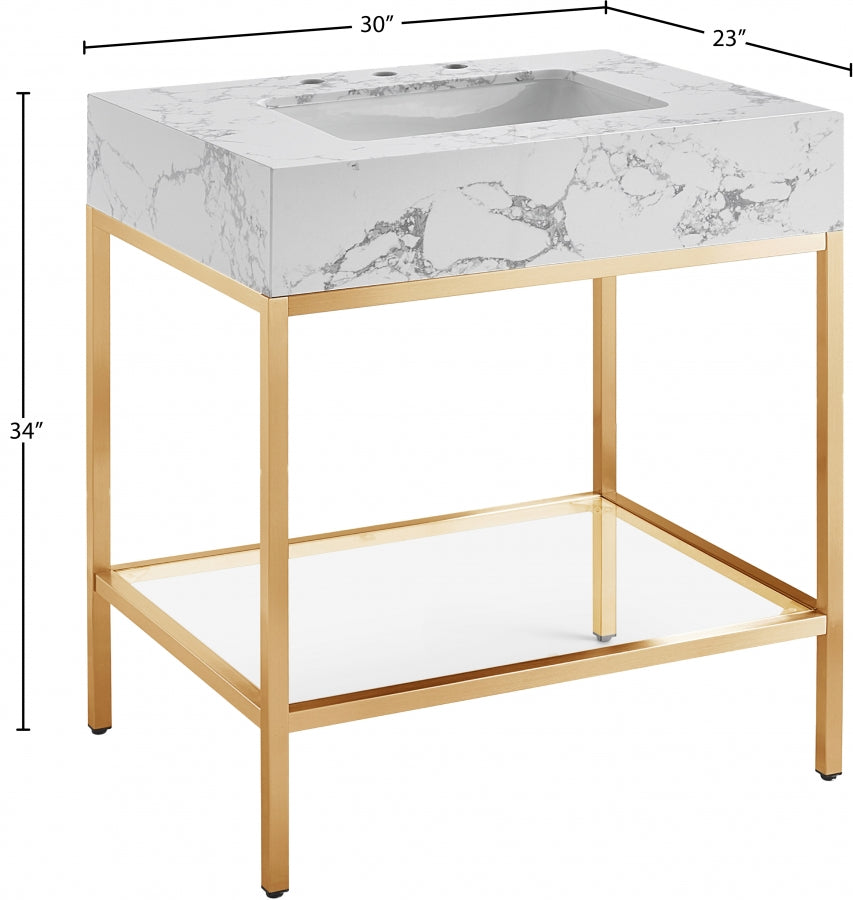 Meuble-lavabo mural pour salle de bain avec lavabo inclus
