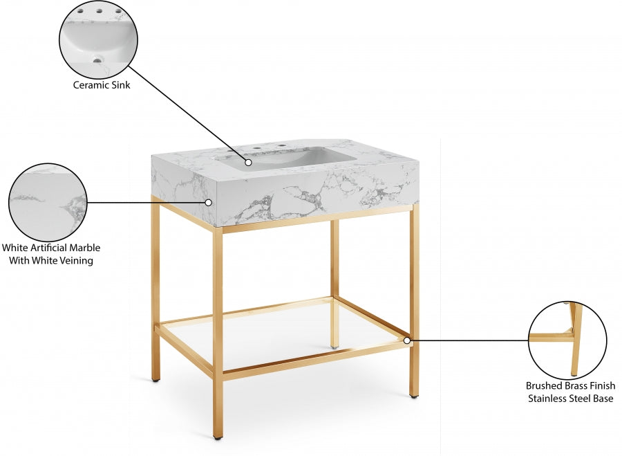 Meuble-lavabo mural pour salle de bain avec lavabo inclus