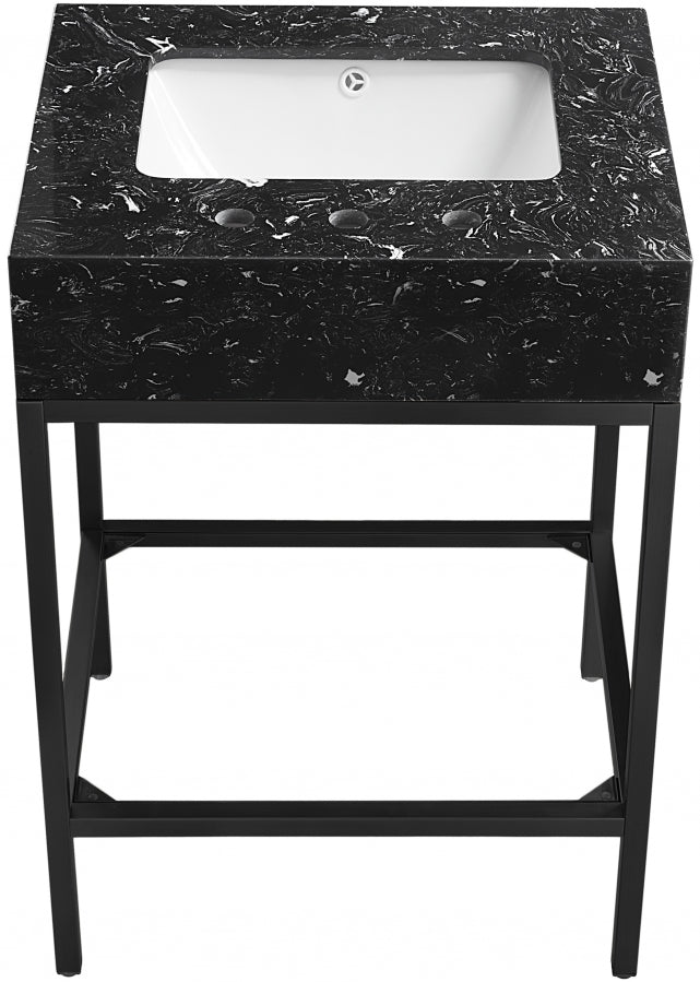 Meuble-lavabo mural pour salle de bain avec lavabo inclus