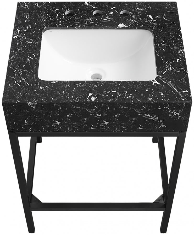 Meuble-lavabo mural pour salle de bain avec lavabo inclus