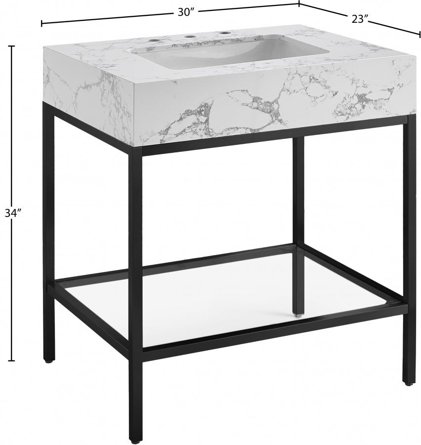 Meuble-lavabo mural pour salle de bain avec lavabo inclus