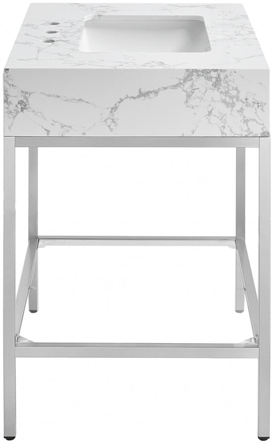 Meuble-lavabo mural pour salle de bain avec lavabo inclus
