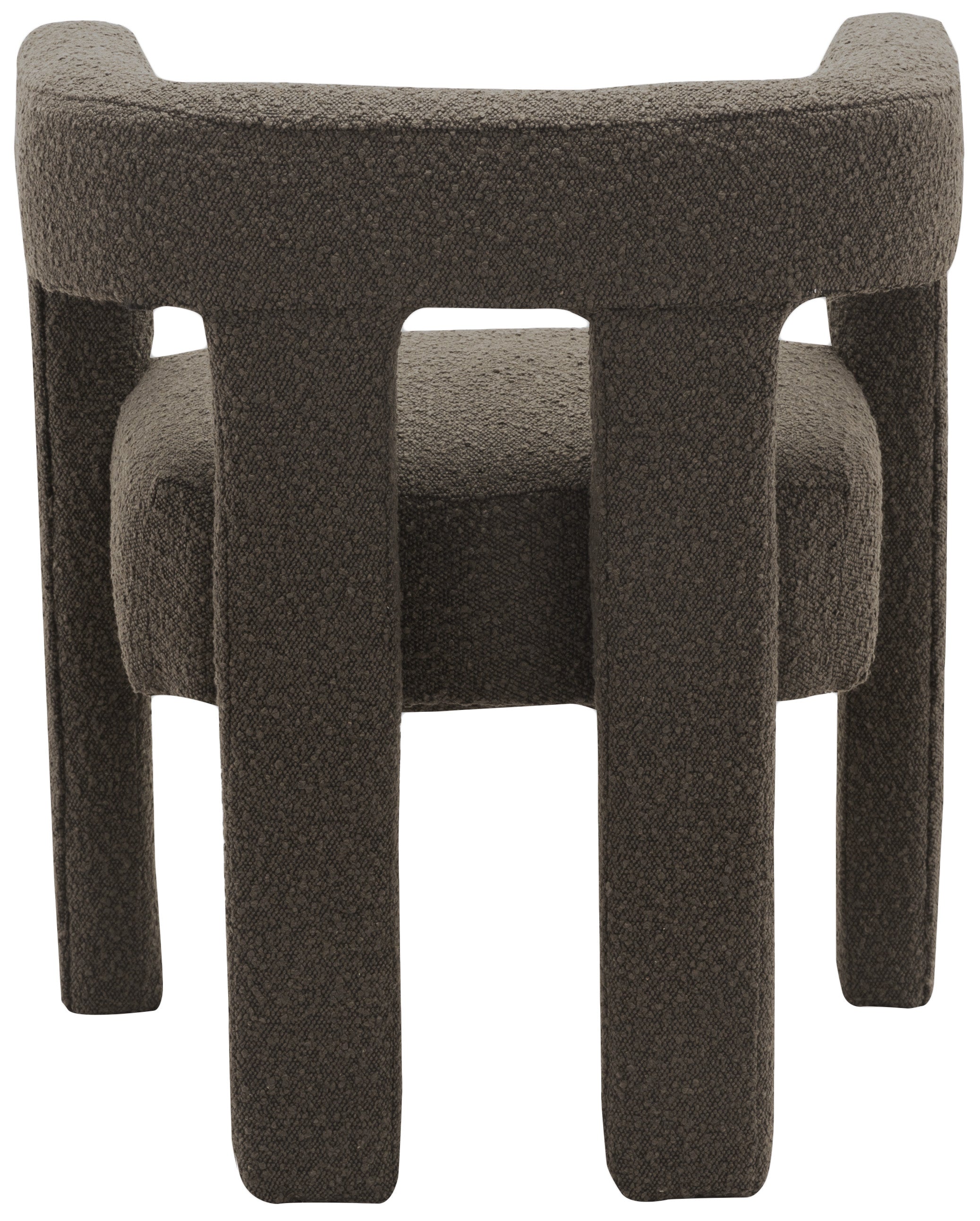 Fauteuil d'appoint rembourré en chenille Vivi