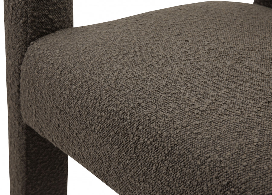 Fauteuil d'appoint rembourré en chenille Vivi