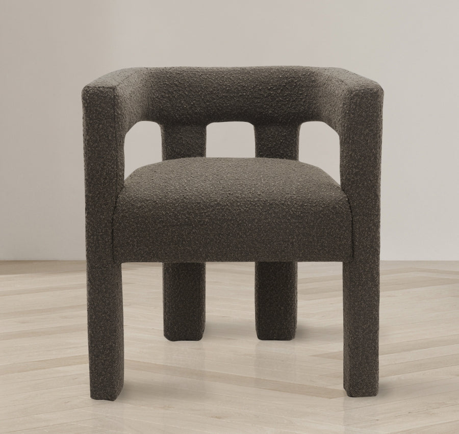 Fauteuil d'appoint rembourré en chenille Vivi