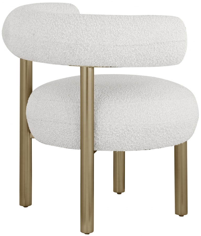 Fauteuil d'appoint rembourré en chenille Vivi