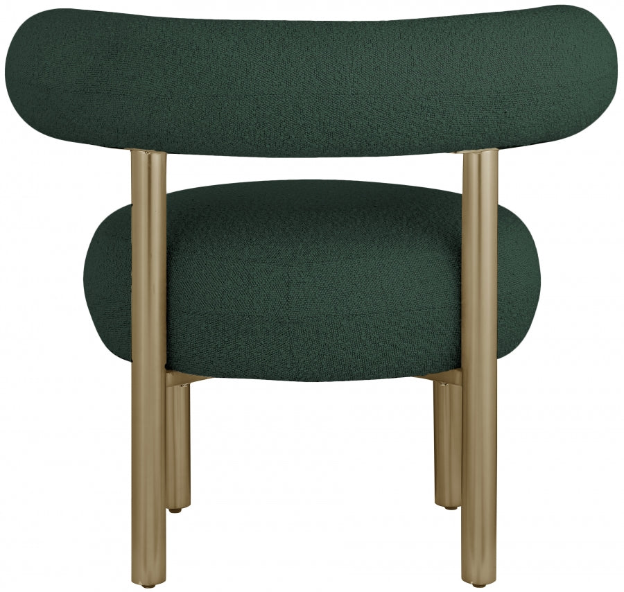 Fauteuil d'appoint rembourré en chenille Vivi