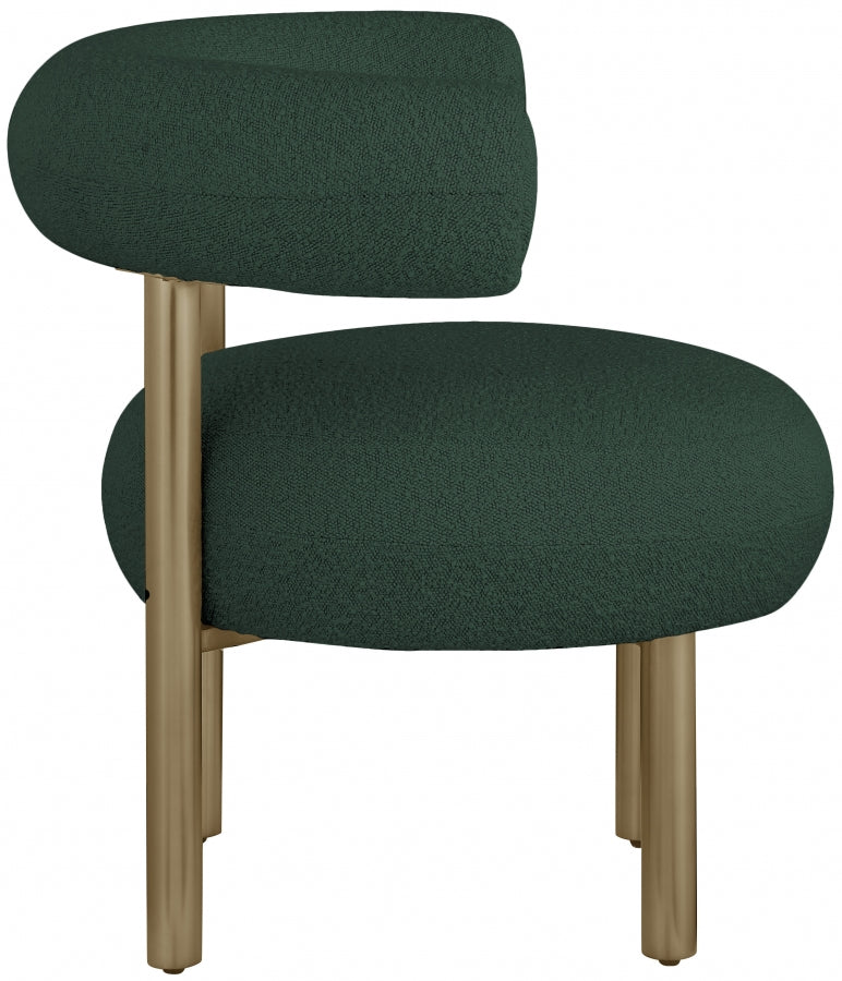Fauteuil d'appoint rembourré en chenille Vivi