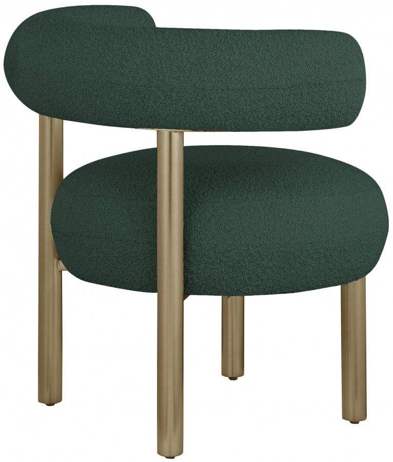 Fauteuil d'appoint rembourré en chenille Vivi