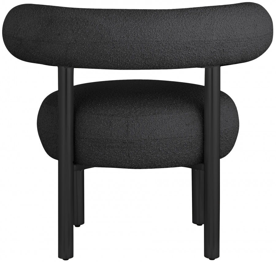 Fauteuil d'appoint rembourré en chenille Vivi
