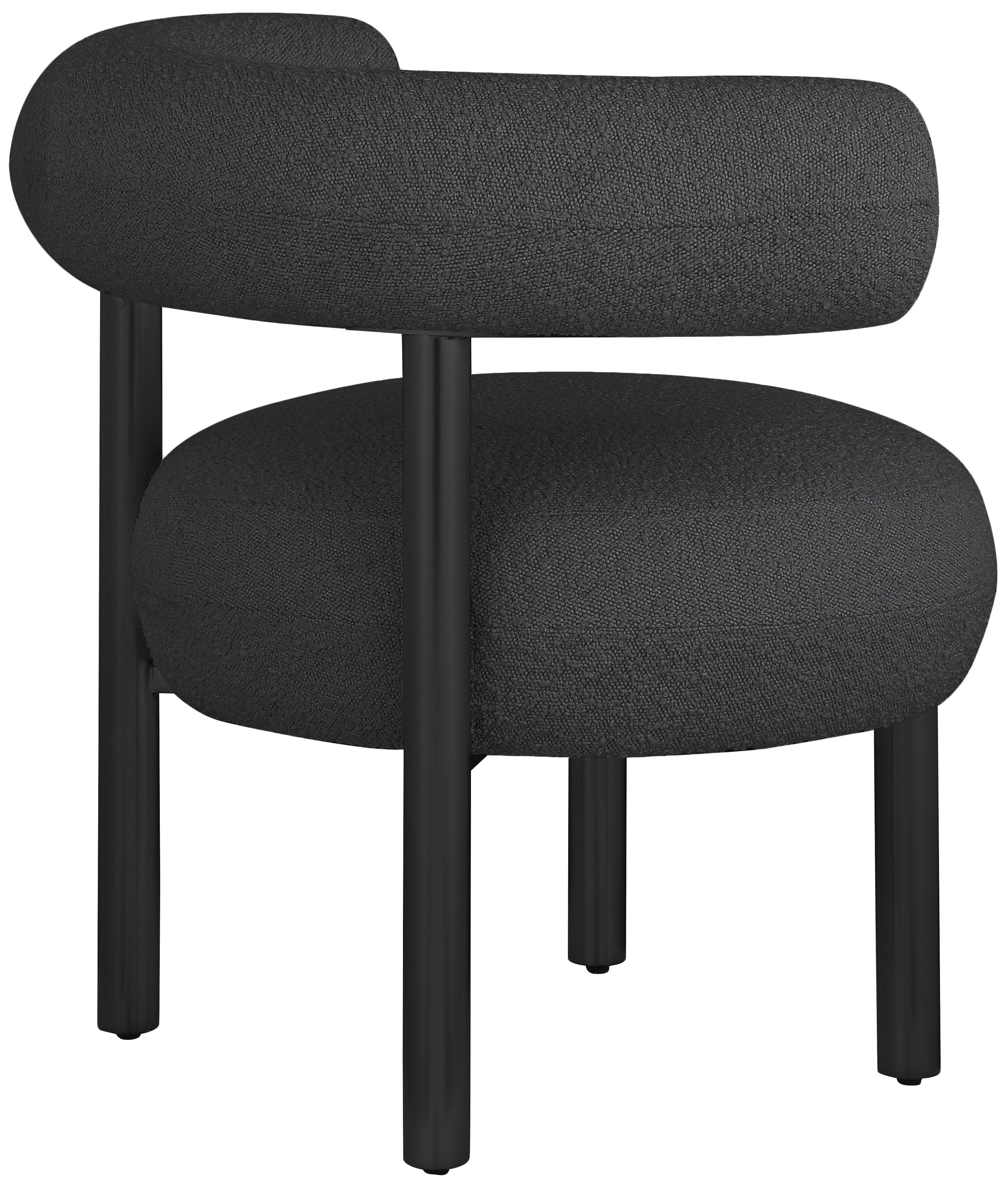 Fauteuil d'appoint rembourré en chenille Vivi