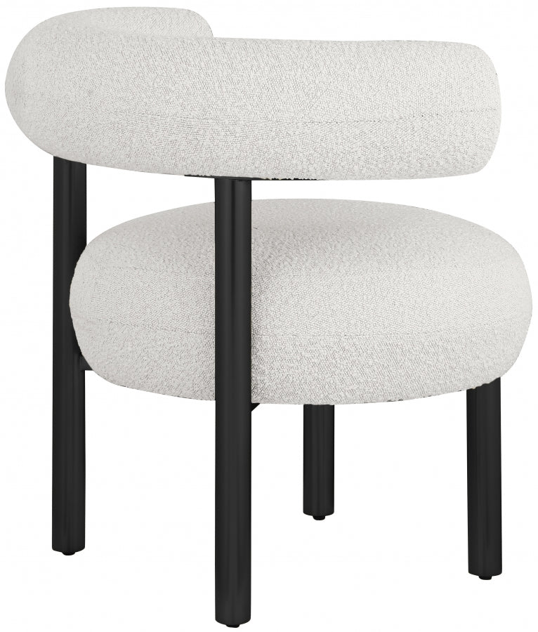 Fauteuil d'appoint rembourré en chenille Vivi