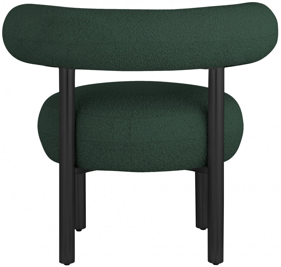 Fauteuil d'appoint rembourré en chenille Vivi
