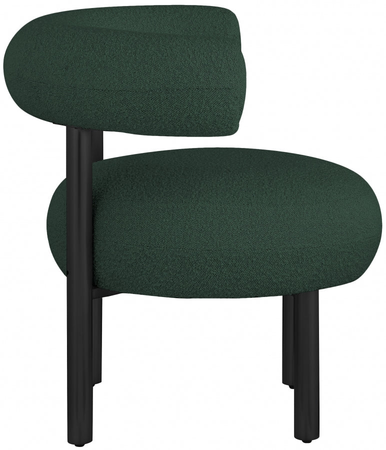 Fauteuil d'appoint rembourré en chenille Vivi