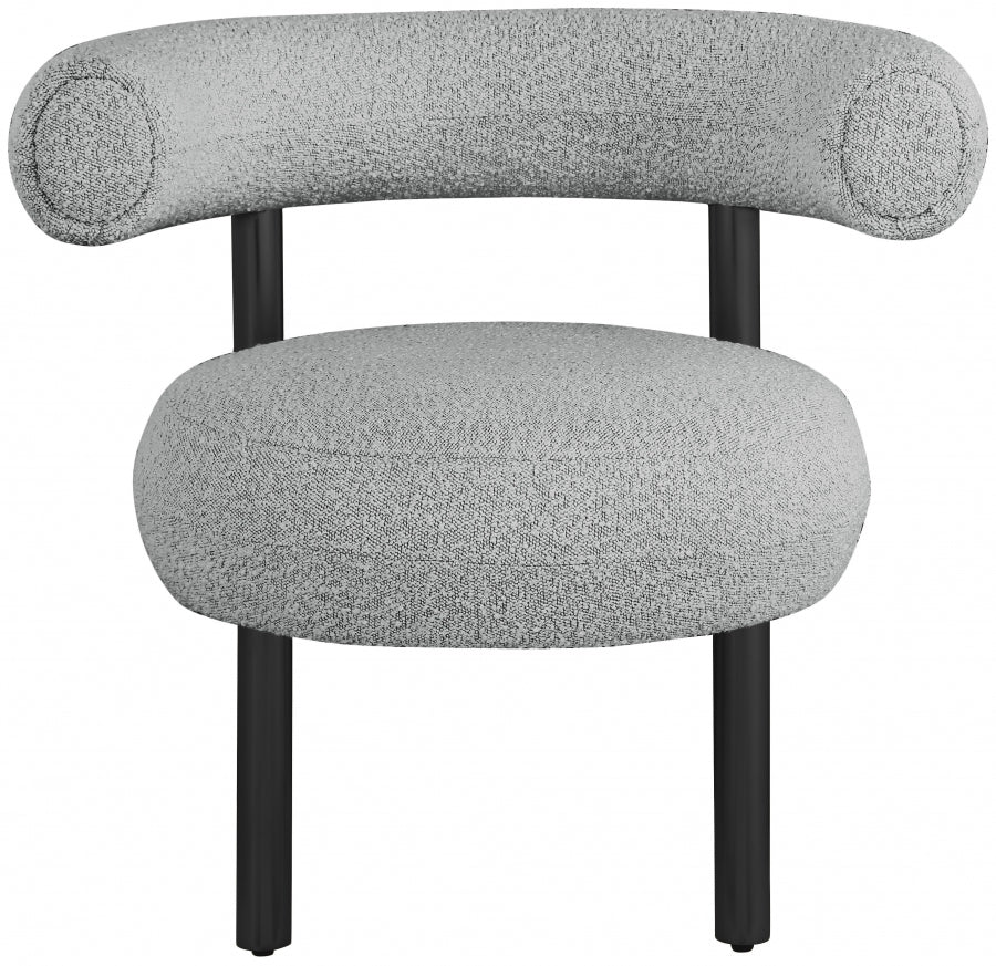 Fauteuil d'appoint rembourré en chenille Vivi