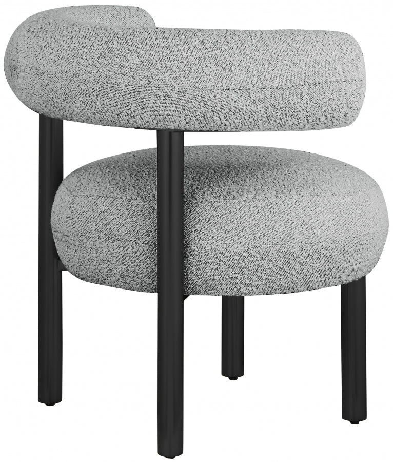 Fauteuil d'appoint rembourré en chenille Vivi