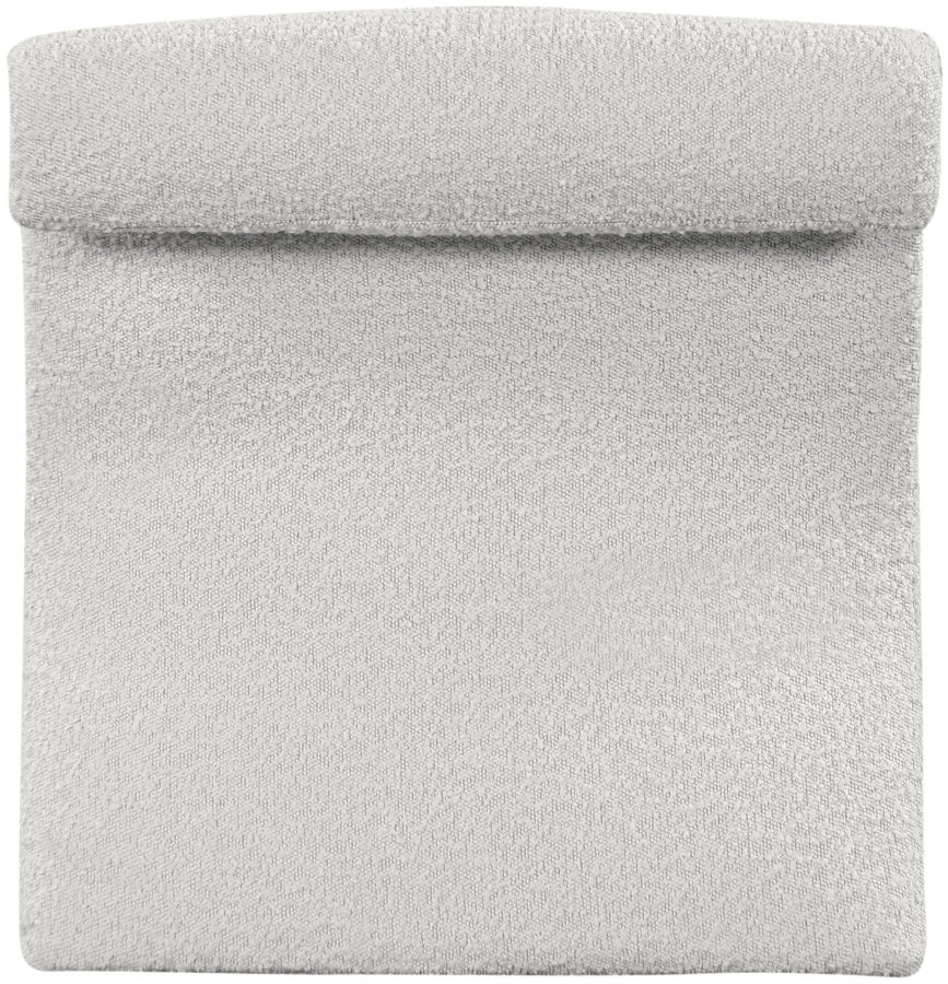 Mulberry Boucle Fabric Upholstered Accent Chair