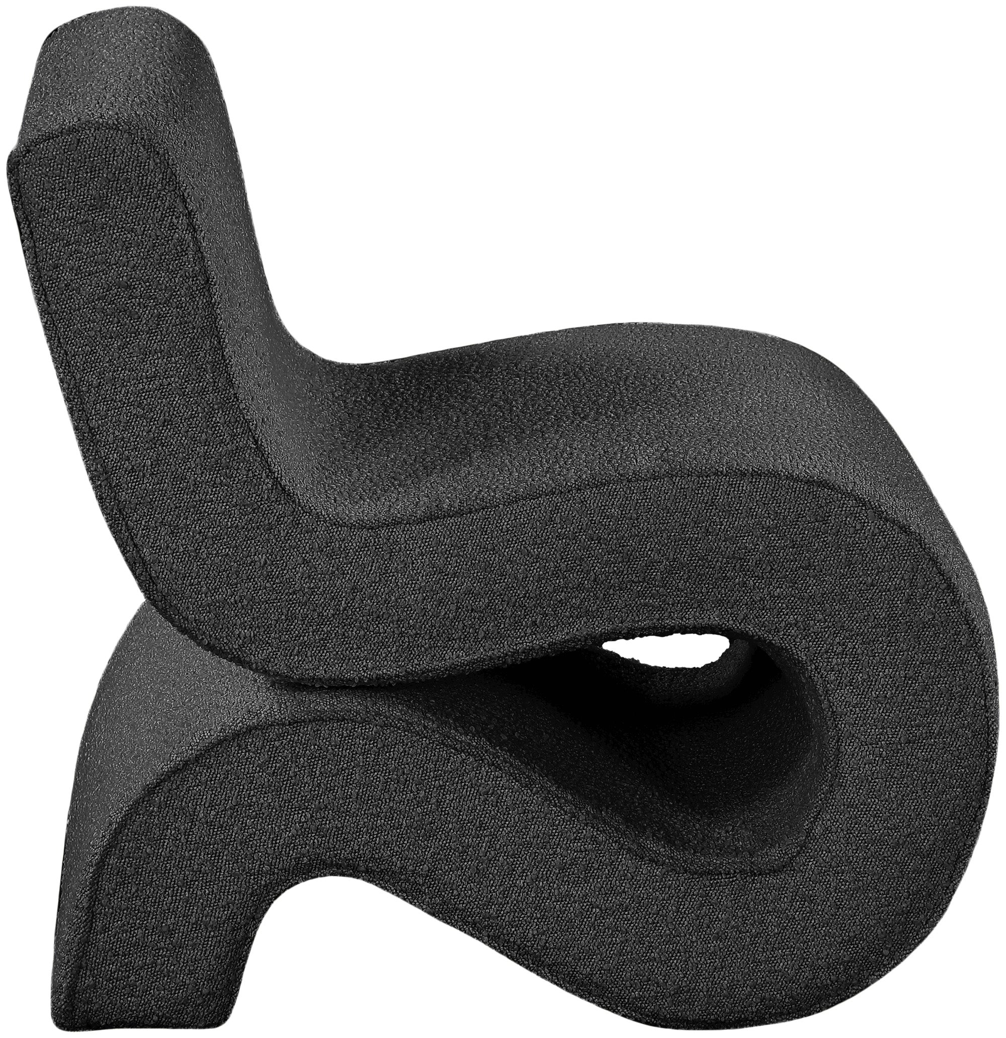 Fauteuil d'appoint rembourré en chenille Vivi