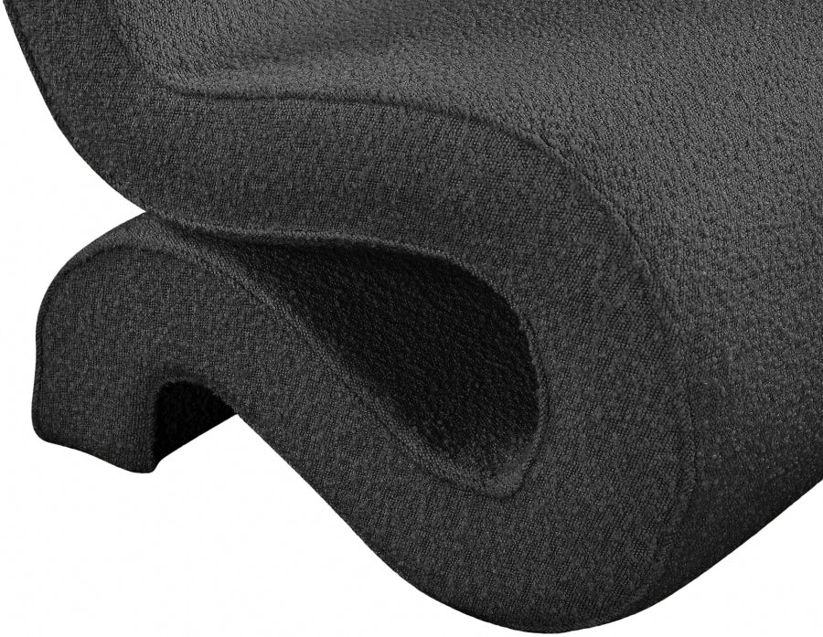 Fauteuil d'appoint rembourré en chenille Vivi