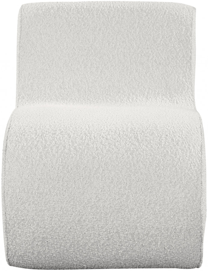 Fauteuil d'appoint rembourré en chenille Vivi