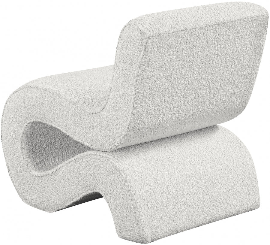 Fauteuil d'appoint rembourré en chenille Vivi