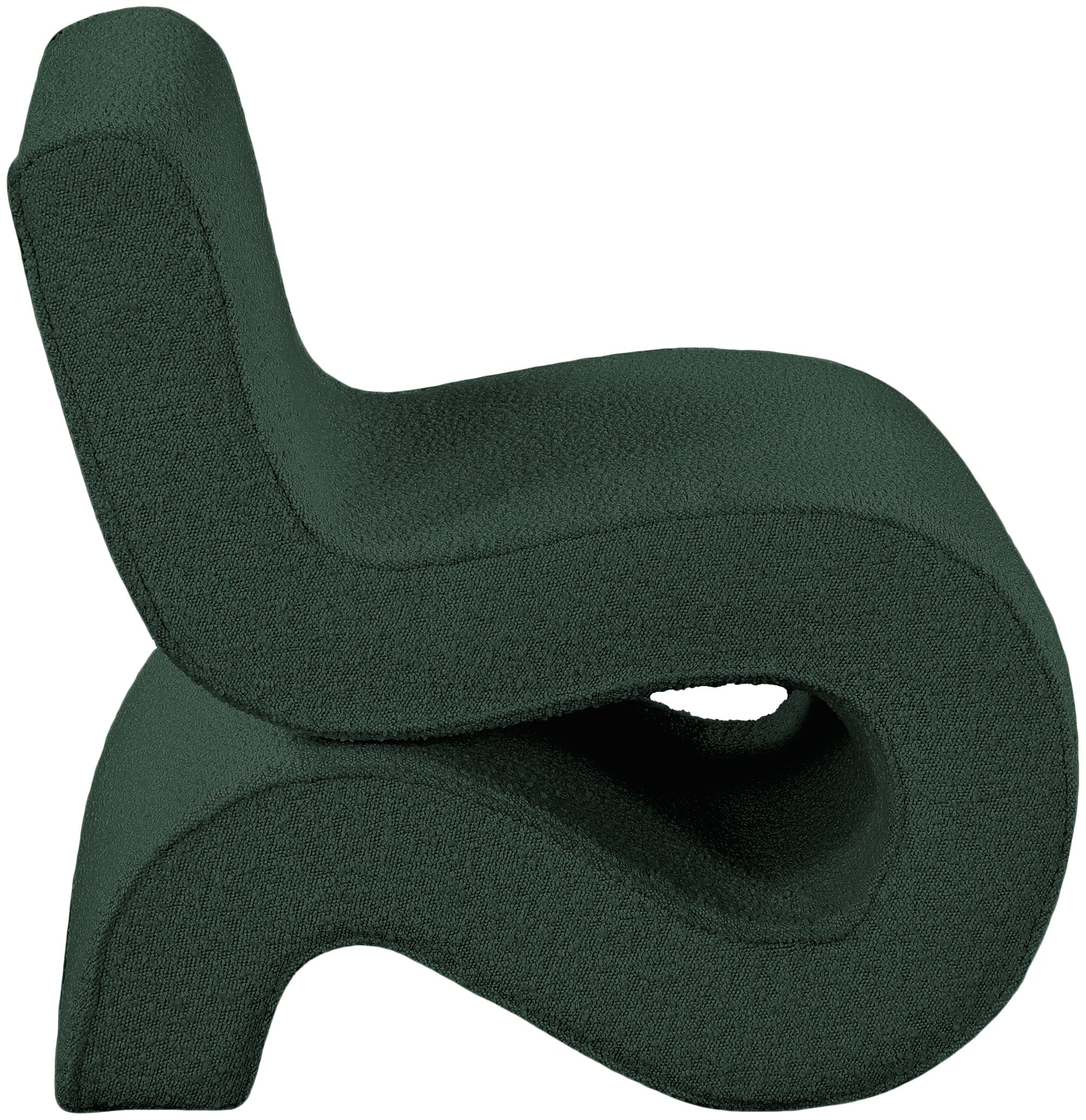 Fauteuil d'appoint rembourré en chenille Vivi