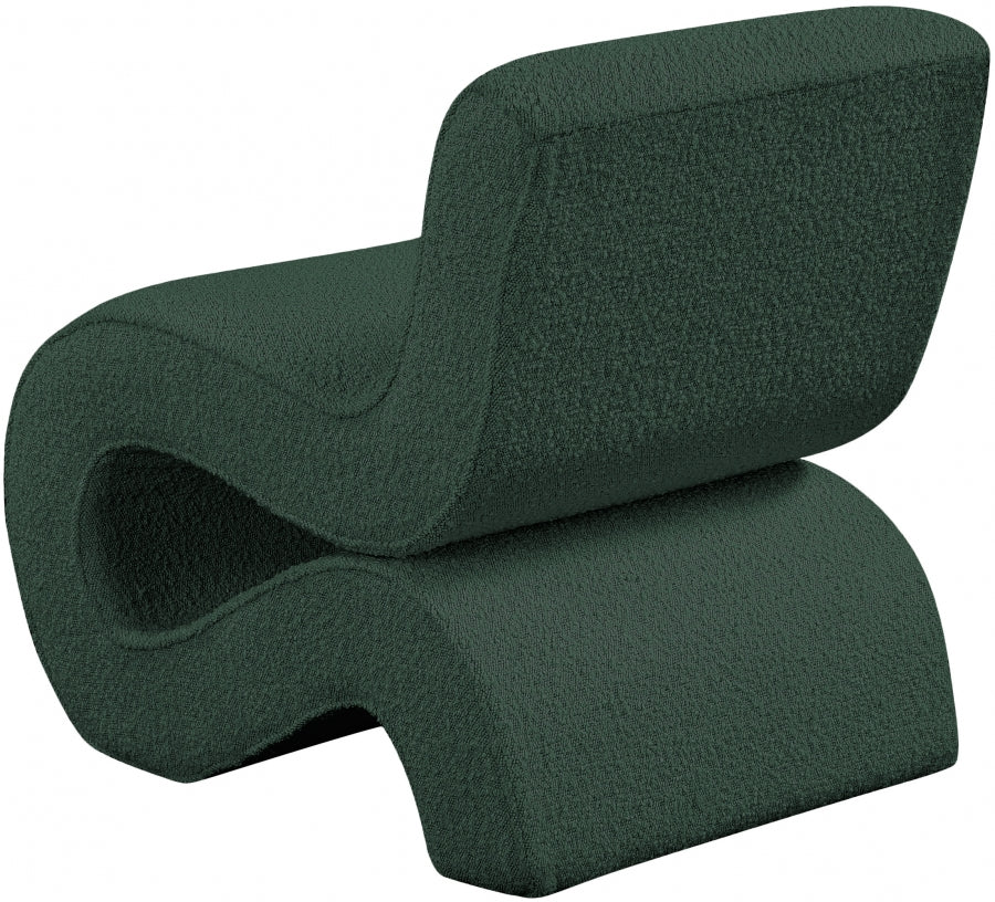 Fauteuil d'appoint rembourré en chenille Vivi