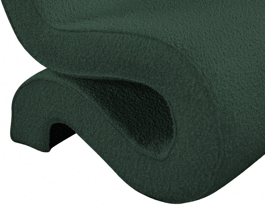 Fauteuil d'appoint rembourré en chenille Vivi
