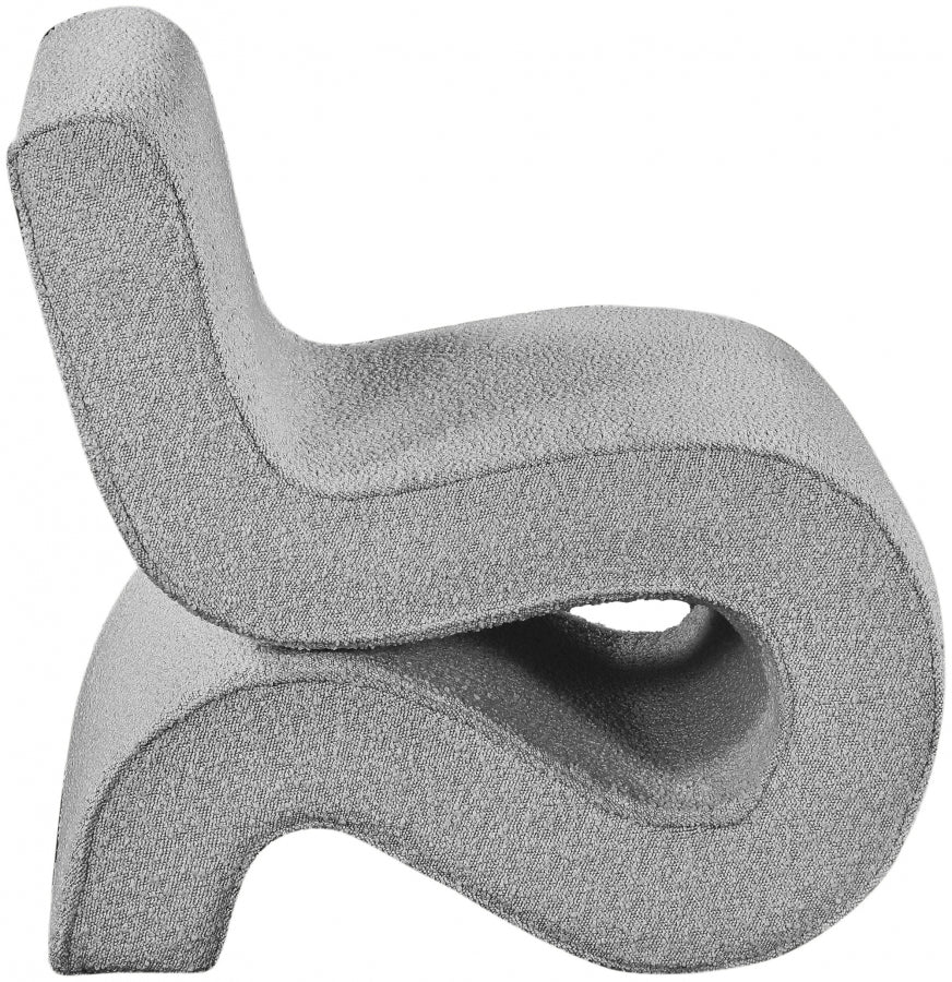 Fauteuil d'appoint rembourré en chenille Vivi