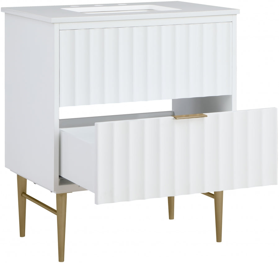 Meuble-lavabo mural pour salle de bain avec lavabo inclus