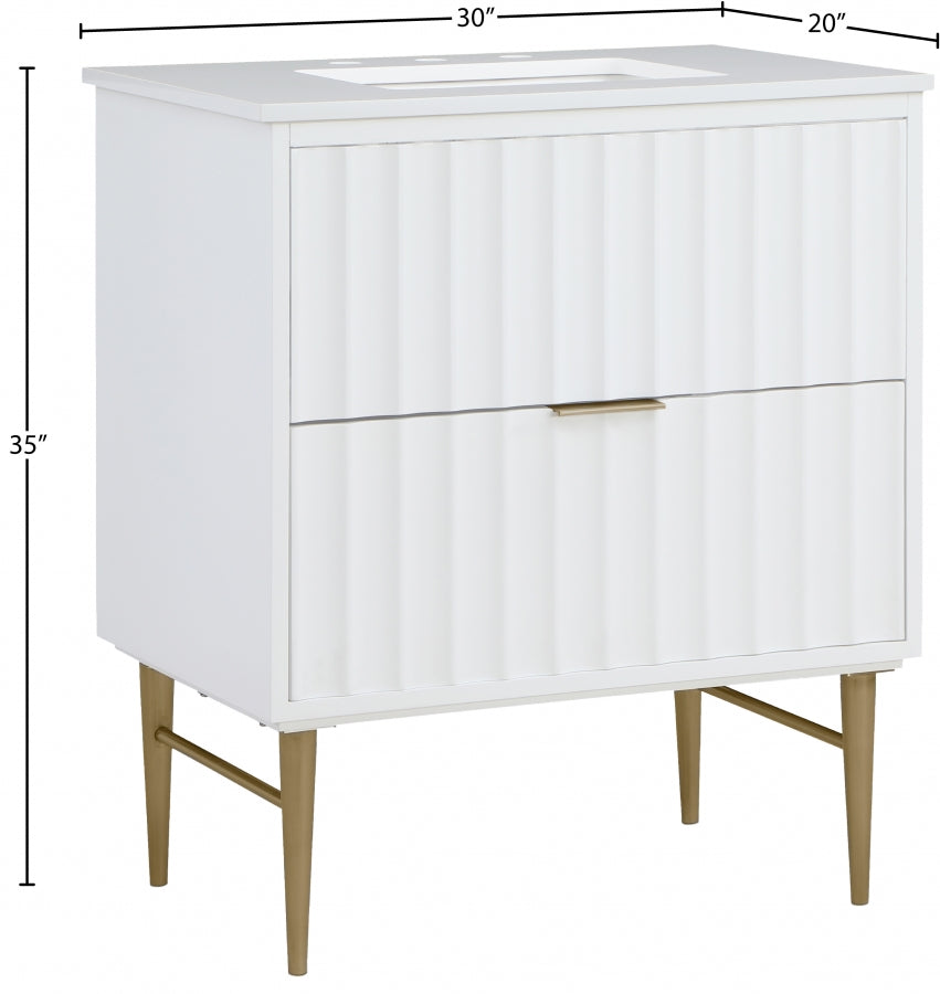 Meuble-lavabo mural pour salle de bain avec lavabo inclus