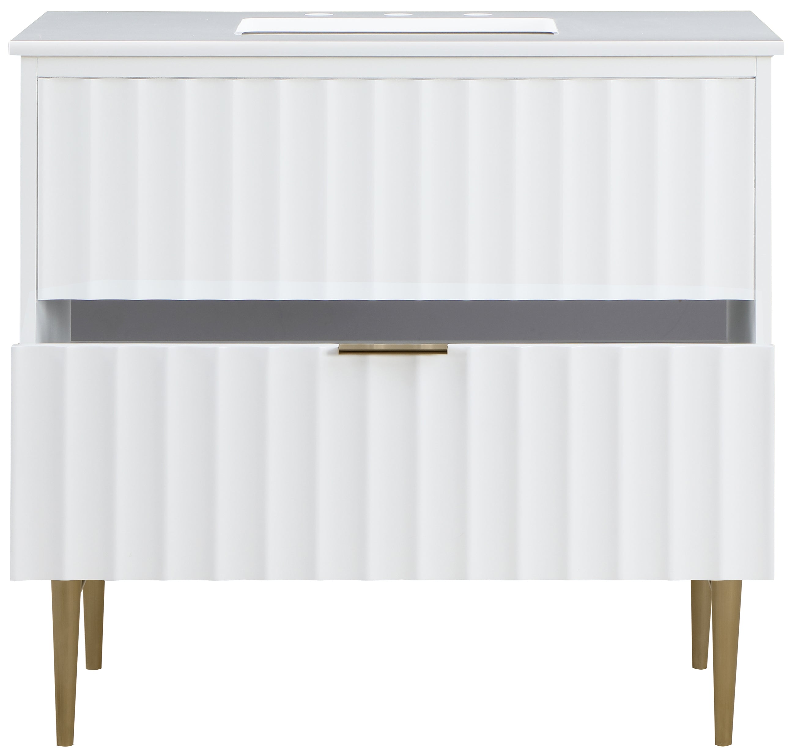 Meuble-lavabo mural pour salle de bain avec lavabo inclus