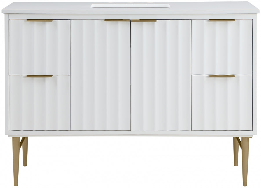 Meuble-lavabo mural pour salle de bain avec lavabo inclus